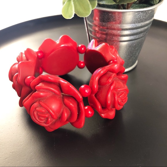 Jewelry - Red Rose Bracelet